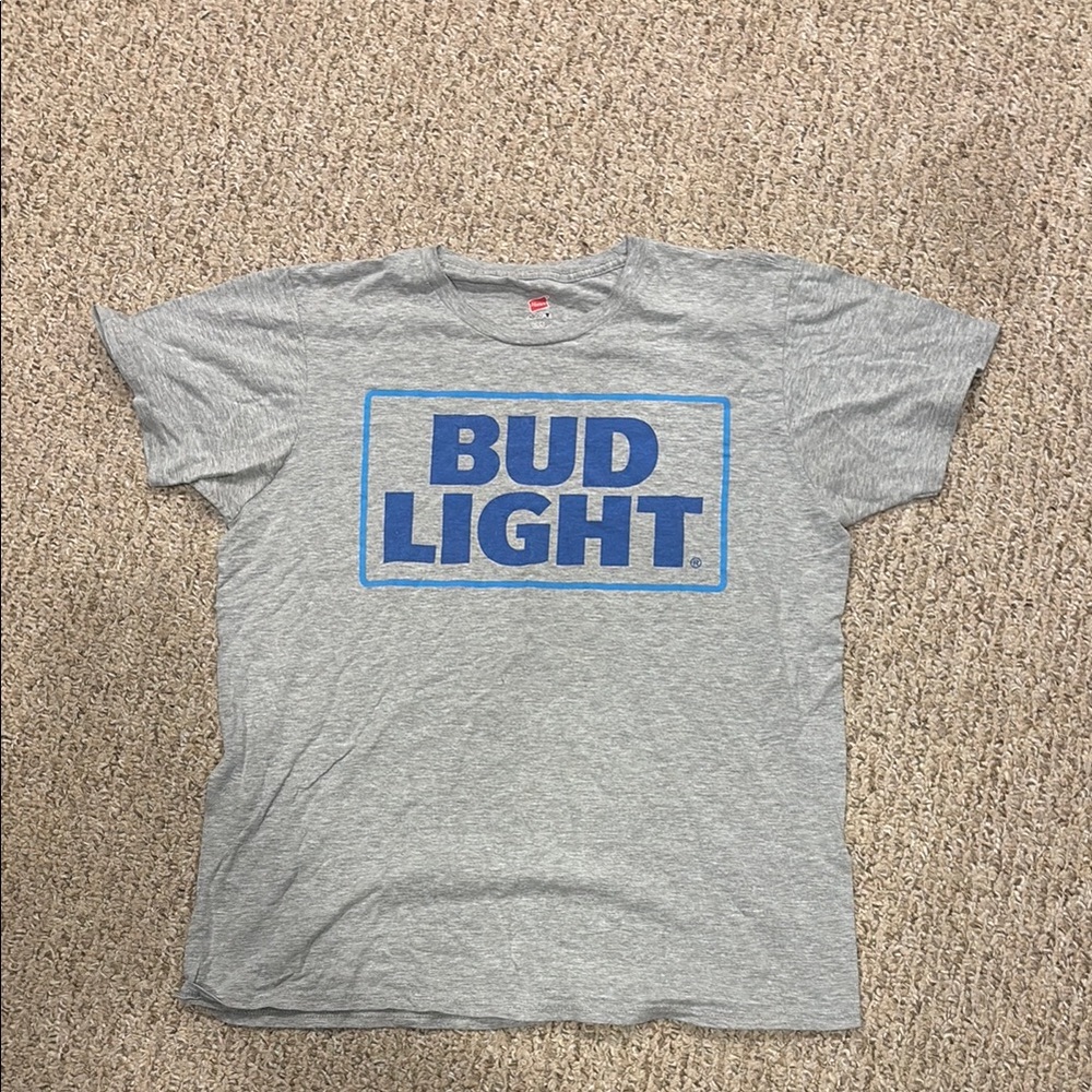 Gray Bud Light T-Shirt